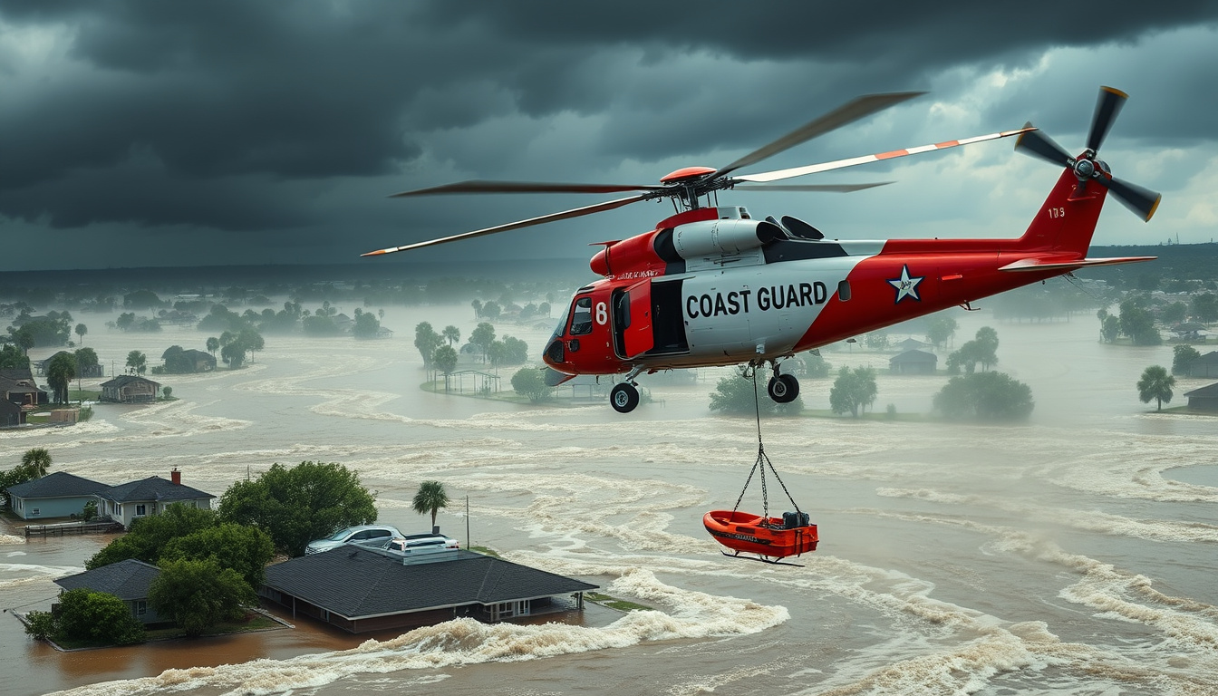 Scott Texas Rescue Scott Ruskin Coast Guard - Saved 165 in Texas Flood Debut - CasinoWire.io